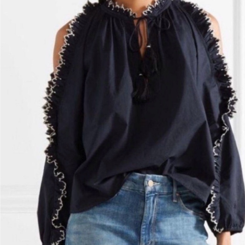 Ulla Johnson Amandine Blouse
Midnight Size 6
